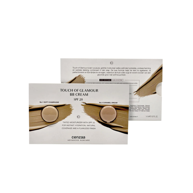 Cenzaa Sample Card Touch of Glamour BB Cream