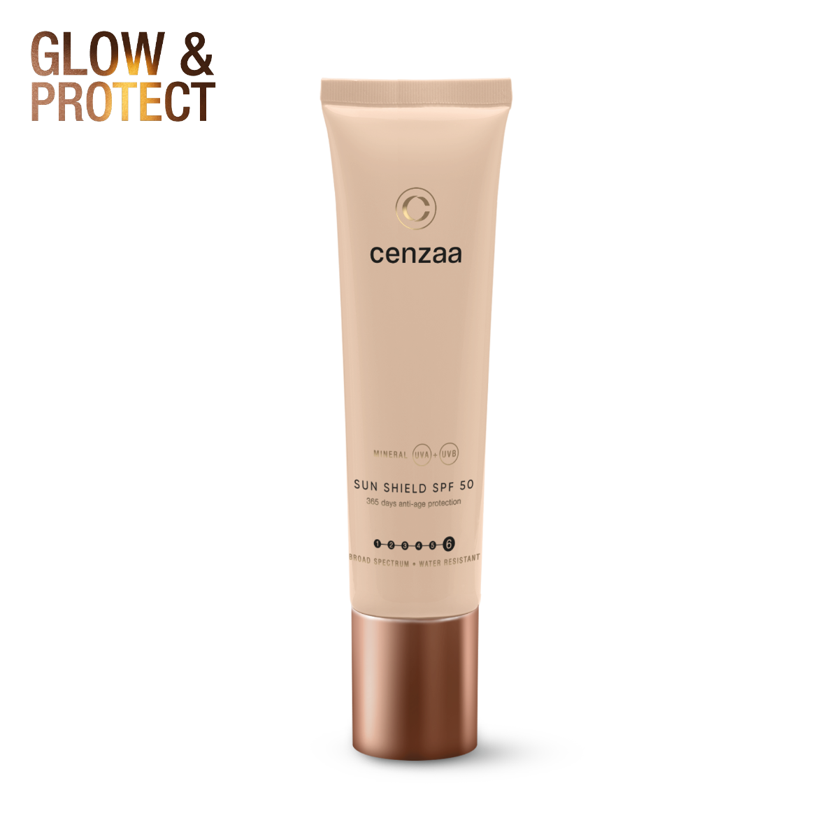 Cenzaa Mineral Sun Shield Face SPF50